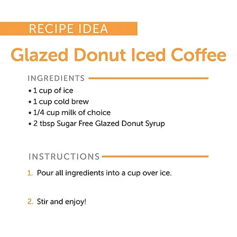 Glazed Donut Skinny Syrup