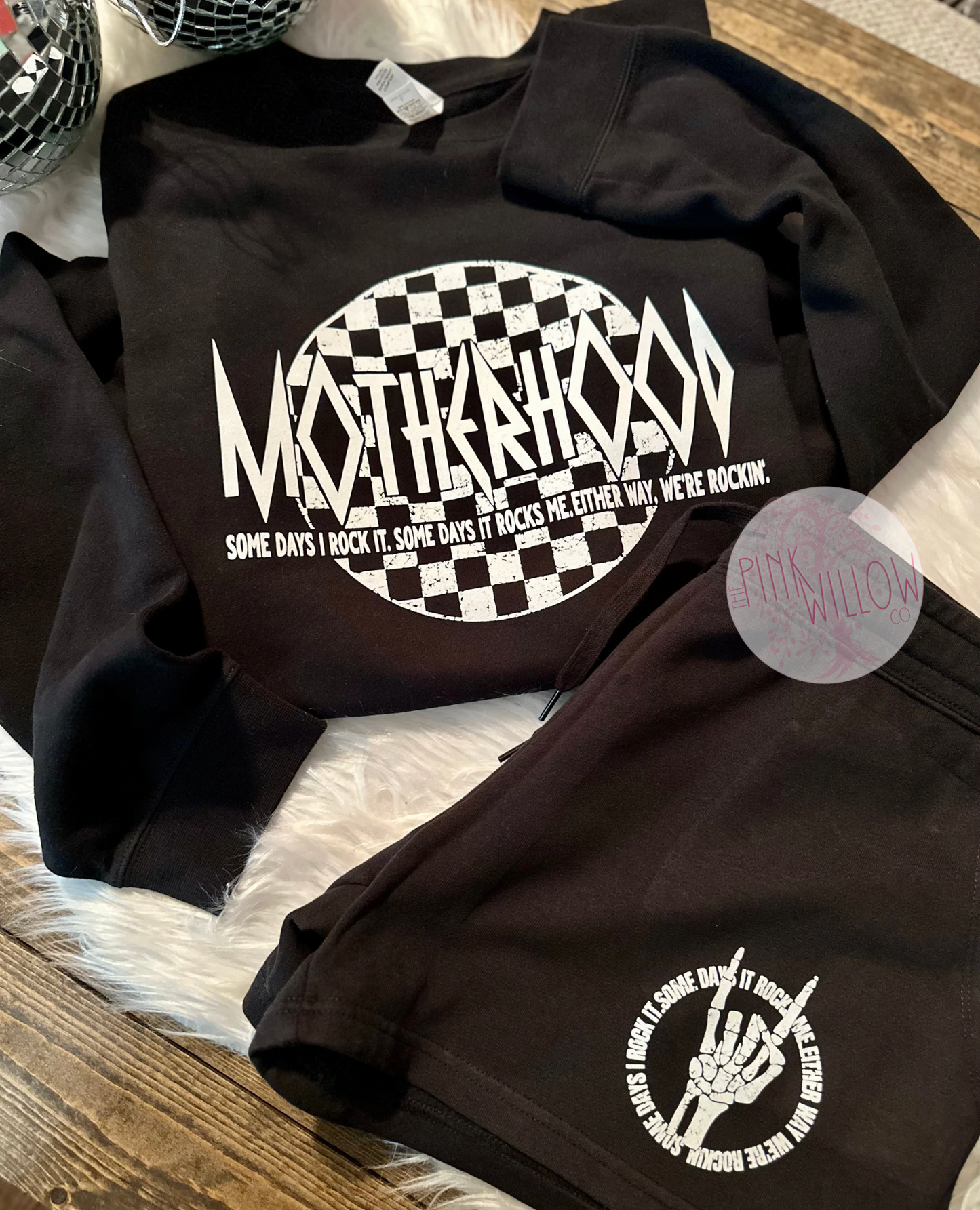 Motherhood Sweatshirt and/or Shorts Set