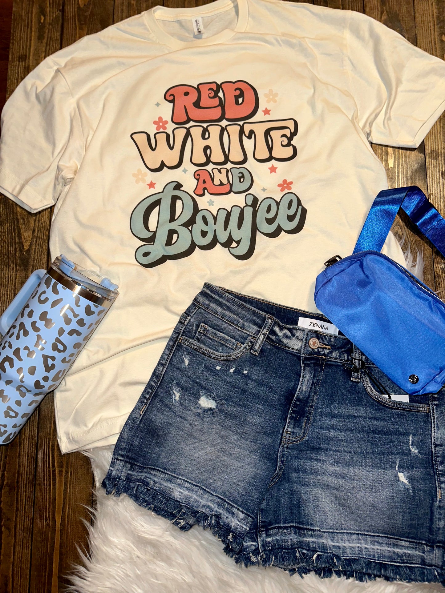 Red White and Boujee Graphic Tee