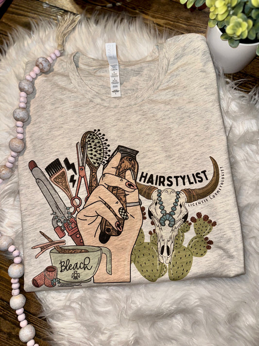 Western Hairstylist Graphic Tee