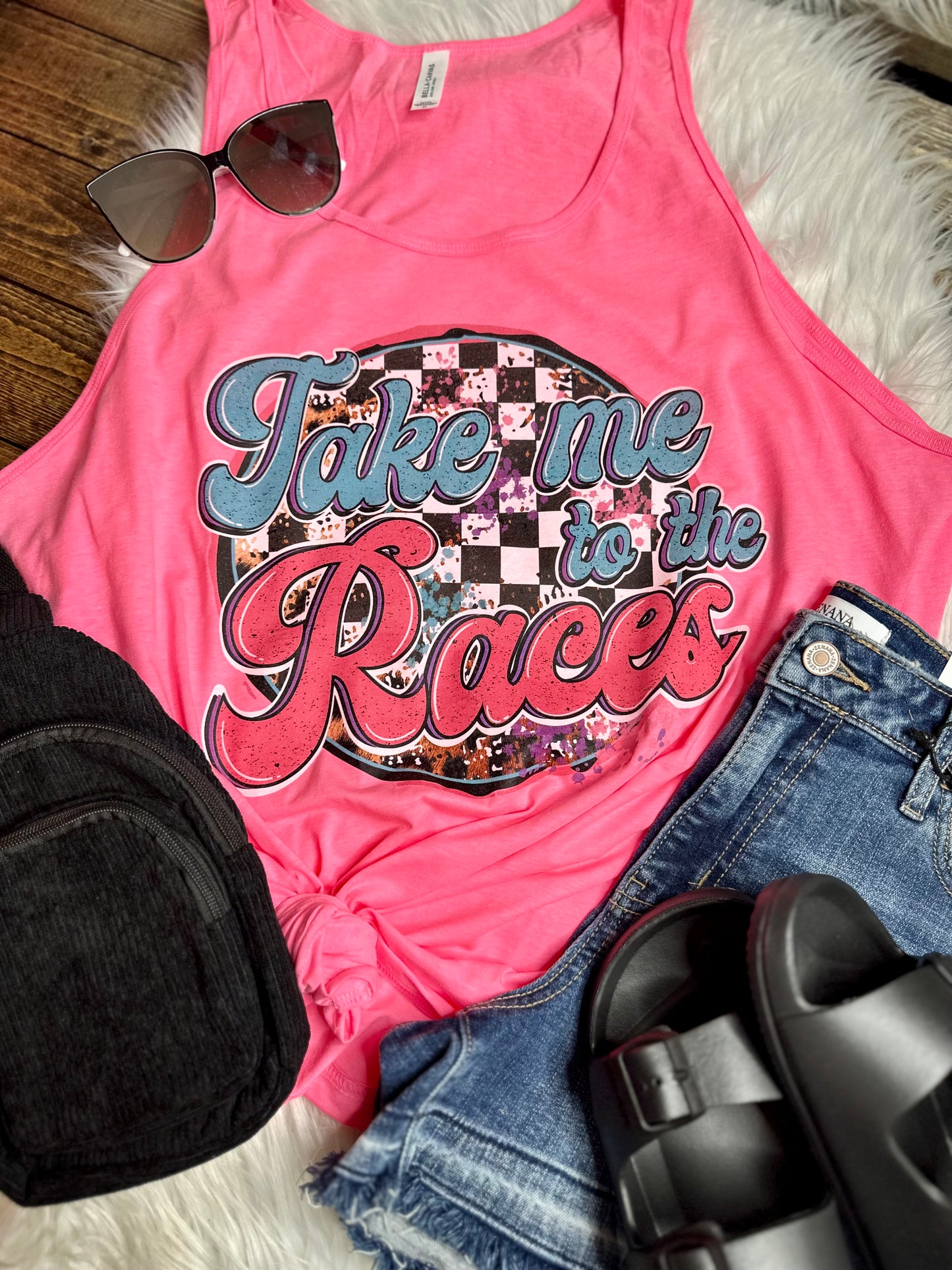 Take Me To The Races Graphic Tank