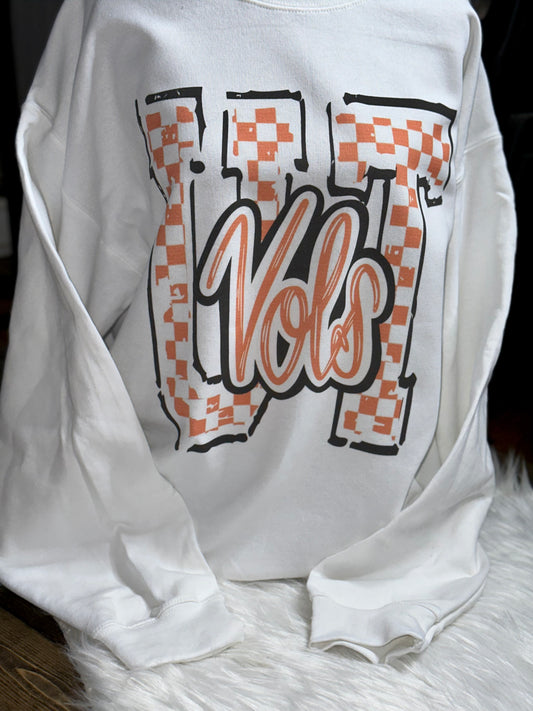 UT Vols Checkerboard Sweatshirt