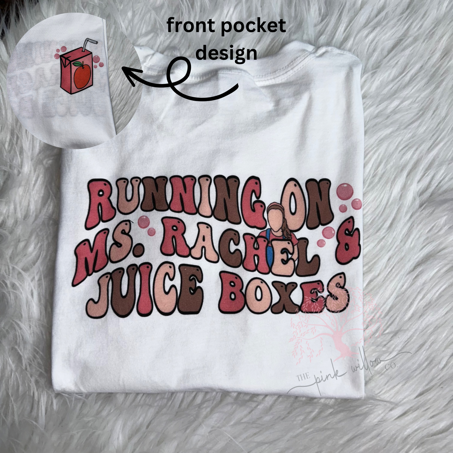 Running On Ms Rachel  & Juice Boxes Graphic Tee