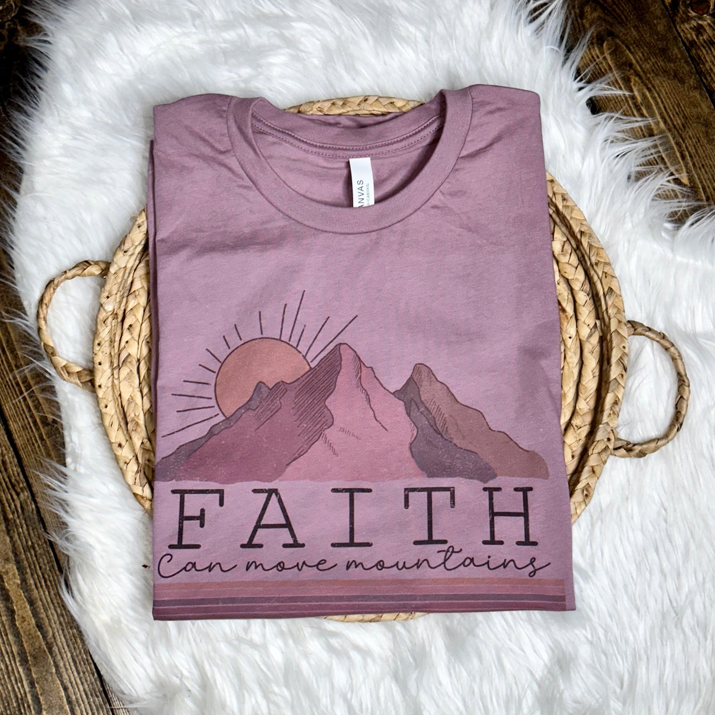 Faith Can Move Mountains Graphic Tee