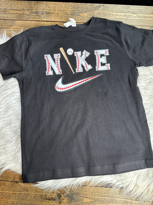 Baseball Swoosh Graphic Tee