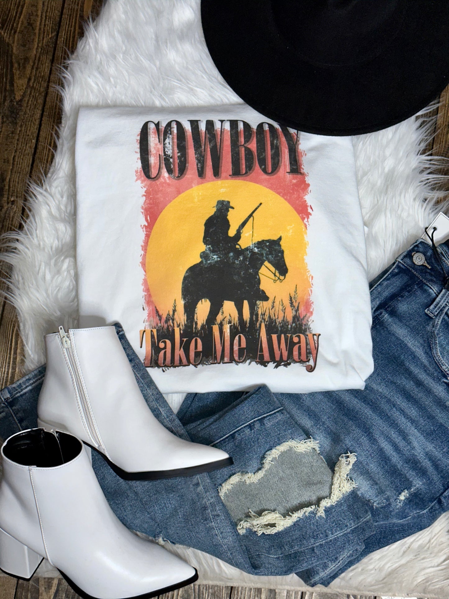 Cowboy Take Me Away Graphic Tee