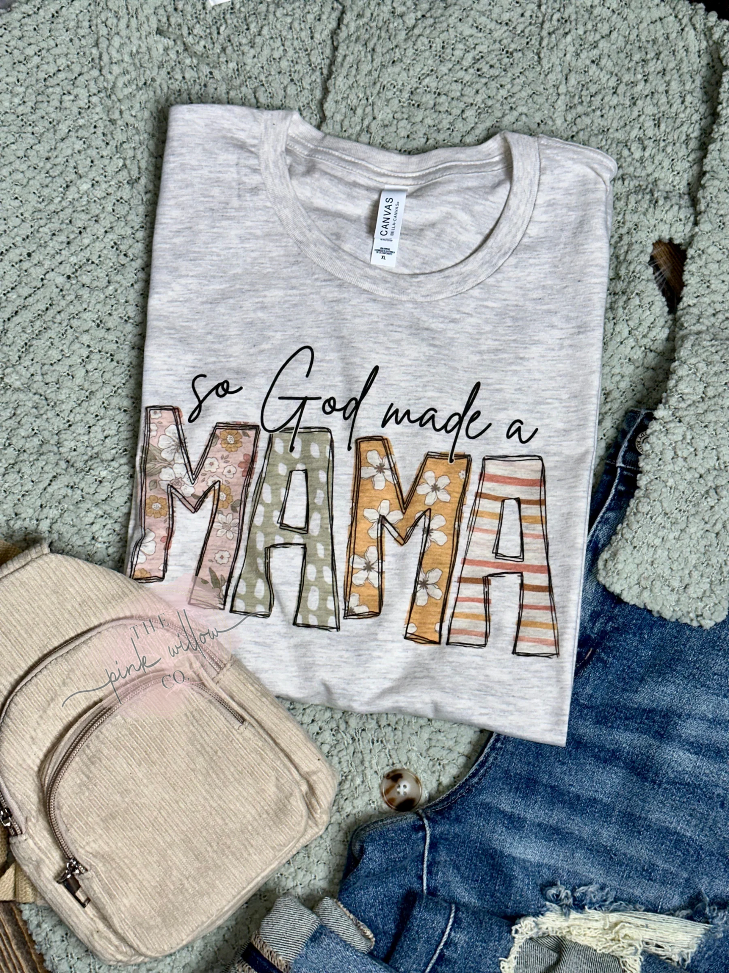 So God Made a Mama Graphic Tee