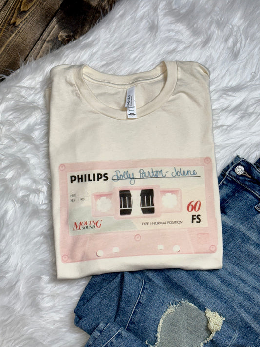 Dolly Cassette Tape Graphic Tee